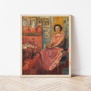 Póster Madame Reine Bénard   Édouard Vuillard