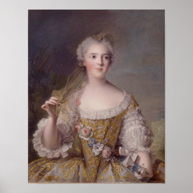 Póster Madame Sophie de Francia - Jean-Marc Nattier (Frente)