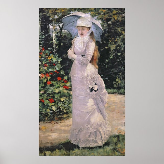 Póster Madame Valtesse de la Bigne, 1889 (Frente)