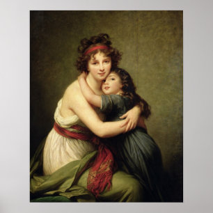 Póster Madame Vigee-Lebrun y su hija