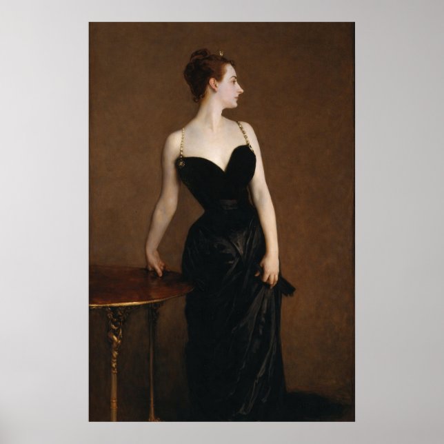 Póster Madame X de John Singer Sargent (Frente)