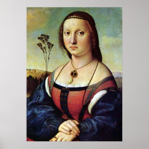 Póster Maddalena Doni - Raphael - c1506