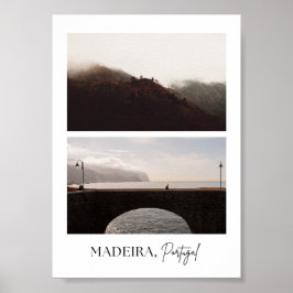 Póster Madeira, Portugal estético foto impresa