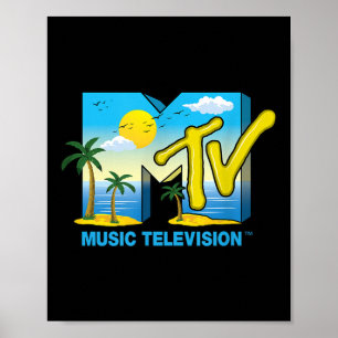 Póster Mademark X Mtv - El Logo Oficial De Mtv Con Sunny