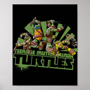 Póster Mademark X - - Tortugas Ninja Originales Nueva Ser