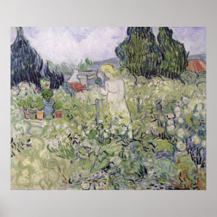 Póster Mademoiselle Gachet de Vincent van Gogh el en