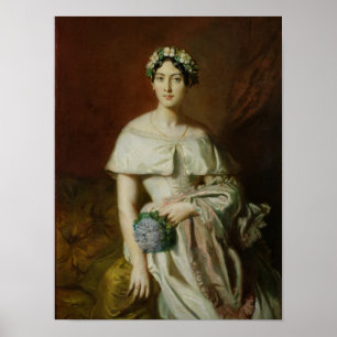 Póster Mademoiselle Marie-Teresa de Cabarrus, 1848