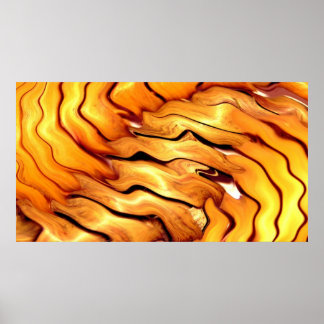 Póster Madera amarilla