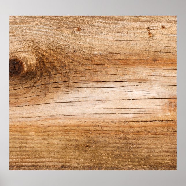 Póster Madera de abeto natural: superficie texturada (Frente)