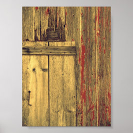 Póster Madera de granero antigua