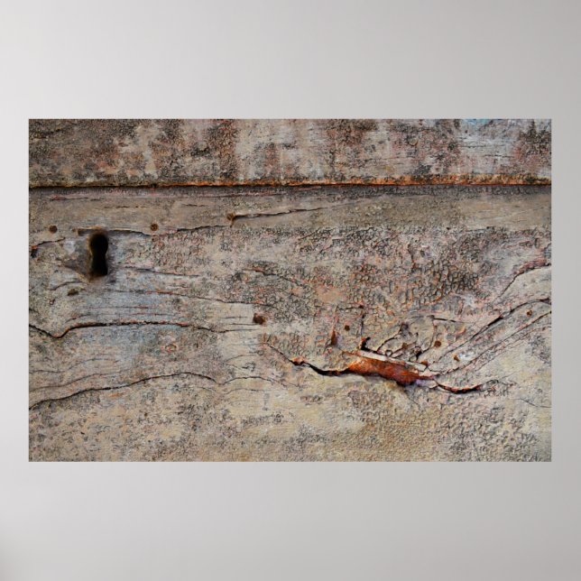 Póster Madera marrón (Frente)