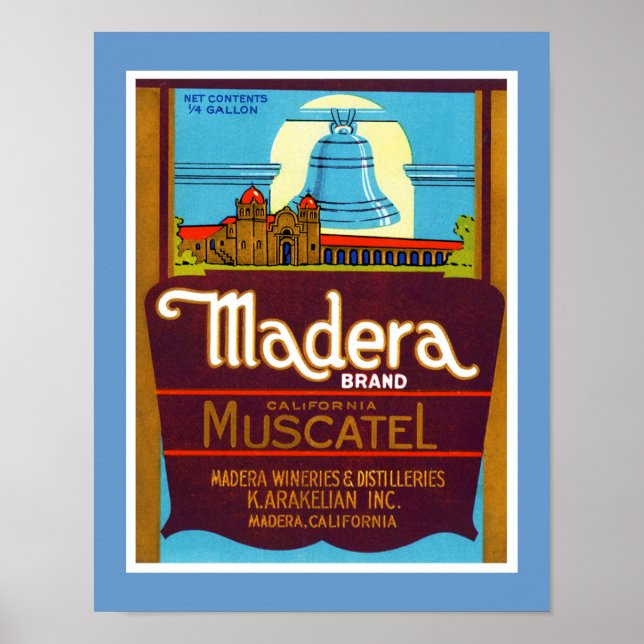 Póster Madera Muscatel (Frente)