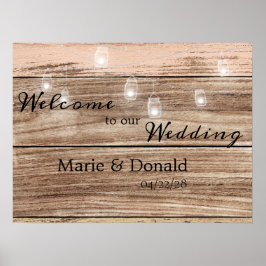 Póster Madera rosa y linternas rusas