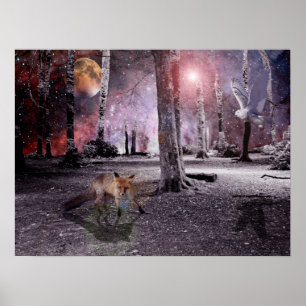 Póster Madera silenciosa