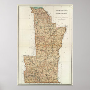 Póster Madison, Chenango, Broome counties