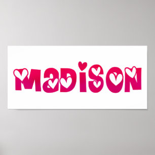 Póster Madison in Hearts