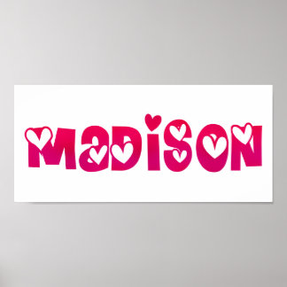 Póster Madison in Hearts