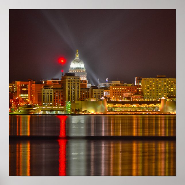 Póster Madison, WI (Frente)