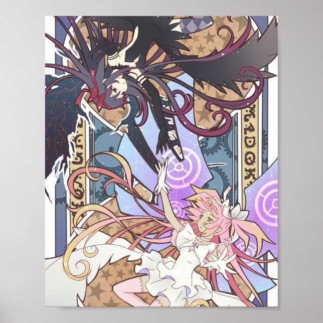 Póster Madoka y Homura (Frente)