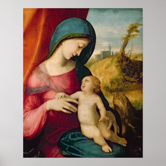Póster Madonna and Child, 1512-14 (Frente)