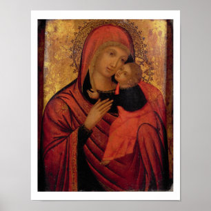 Póster Madonna and Child, c.1650 (panel)