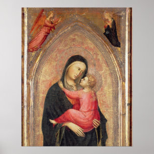 Póster Madonna and Child (panel) 3