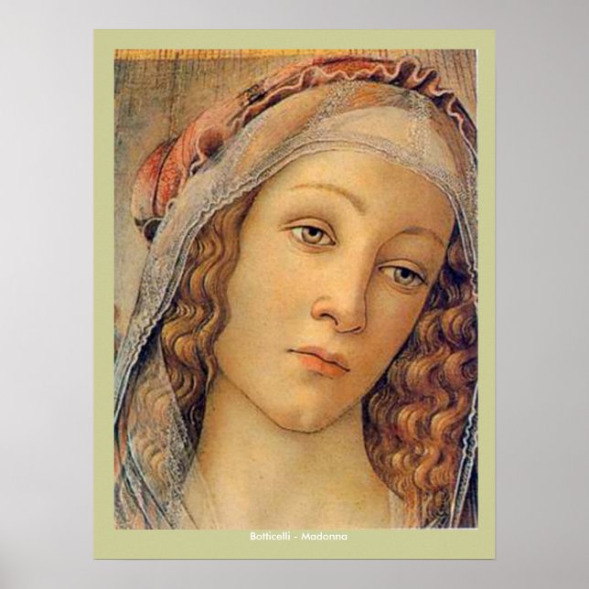 Póster Madonna - Botticelli (Frente)