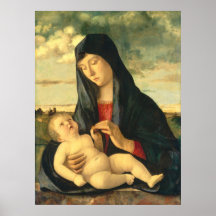 Madonna & Child - Poster Bella Artes Giovanni Bell