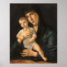 Madonna & Child - Poster Bella Artes Giovanni Bell