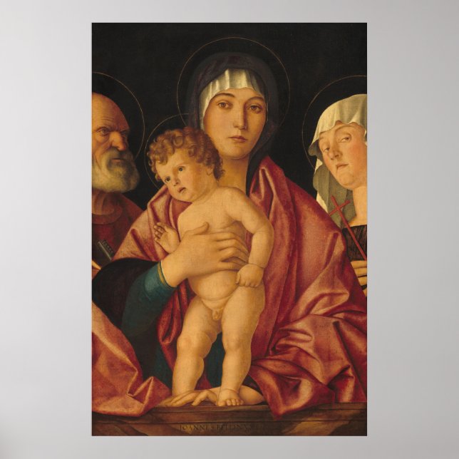 Póster Madonna & Child - Poster Bella Artes Giovanni Bell (Frente)