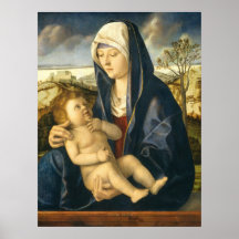 Madonna & Child - Poster Bella Artes Giovanni Bell