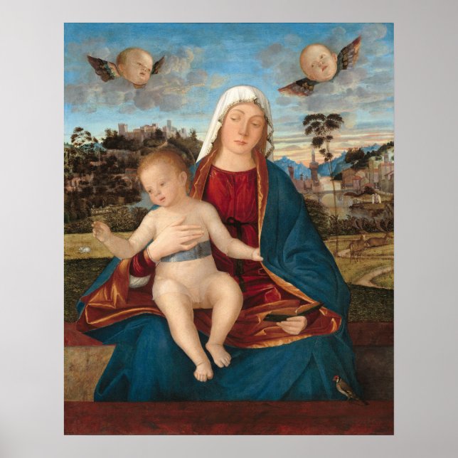 Póster Madonna & Child, Poster Bella Artes Vittore Carpac (Frente)