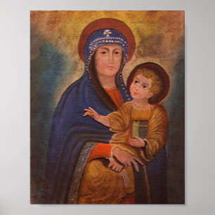 Póster Madonna colonial español