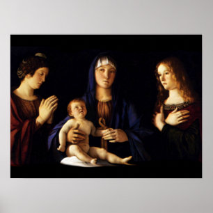 Póster Madonna con el niño Jesús - Catherine - Magdalene