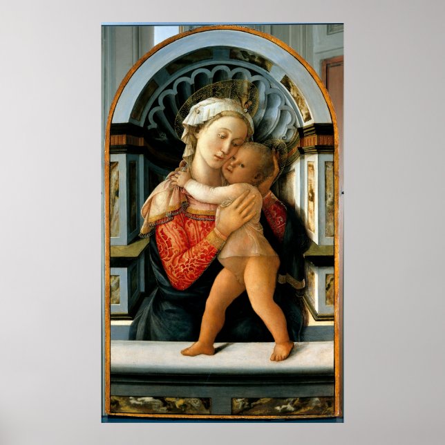 Póster Madonna con niño (Frente)