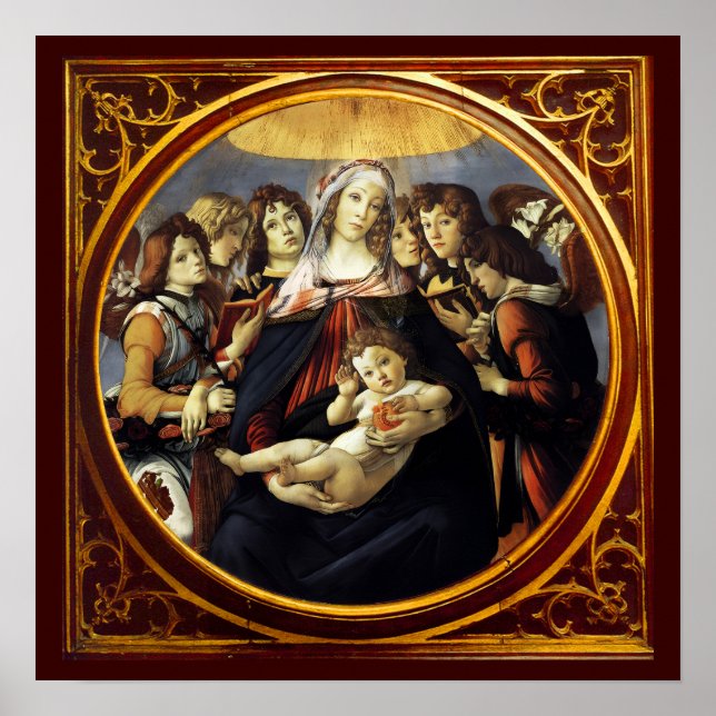 Póster Madonna de la Granada (Frente)