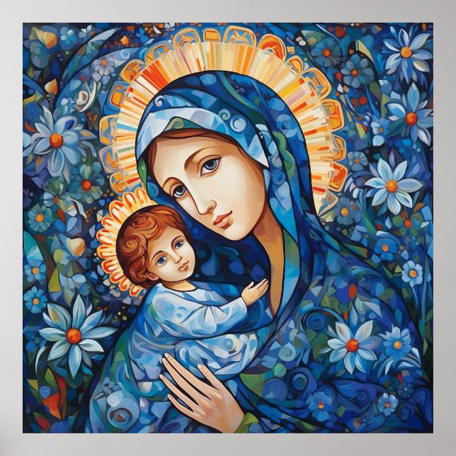 Póster Madonna de las Flores (Frente)