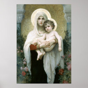 Póster Madonna de los Rosas