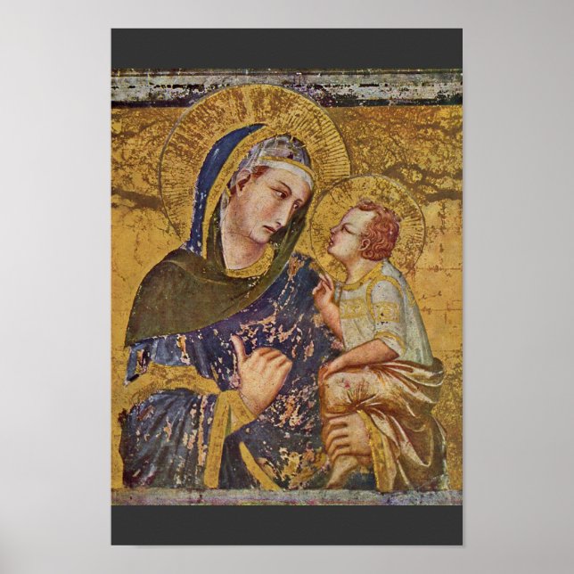 Póster Madonna Dei Tramonti Por Lorenzetti Pietro (Frente)