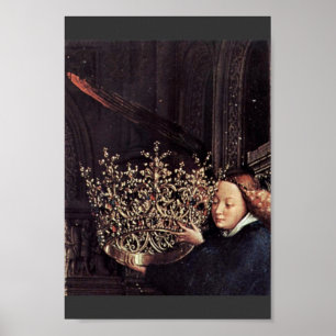 Póster Madonna Del Canciller Nicholas Rolin Por Eyck Jan