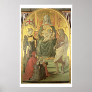 Póster Madonna del Ceppo, 1453 (y detalle 62016)