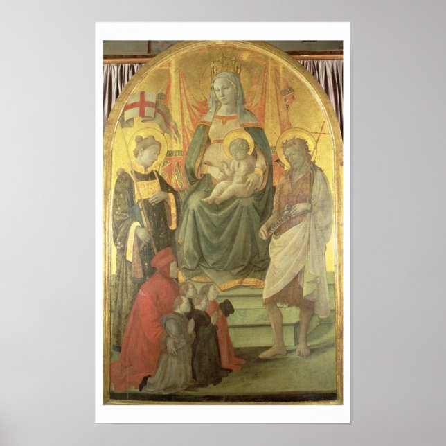 Póster Madonna del Ceppo, 1453 (y detalle 62016) (Frente)