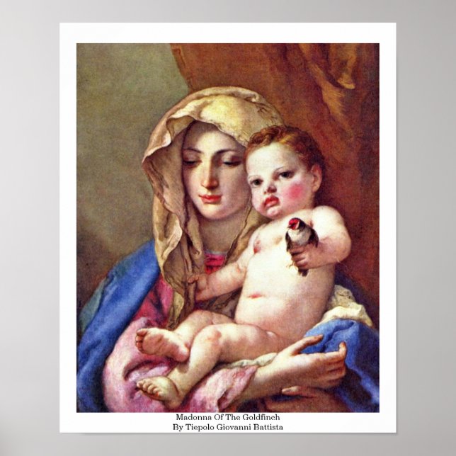 Póster Madonna Del Goldfinch (Frente)
