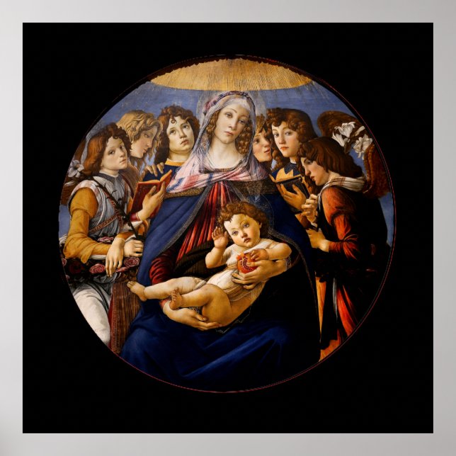 Póster Madonna del granado (Frente)
