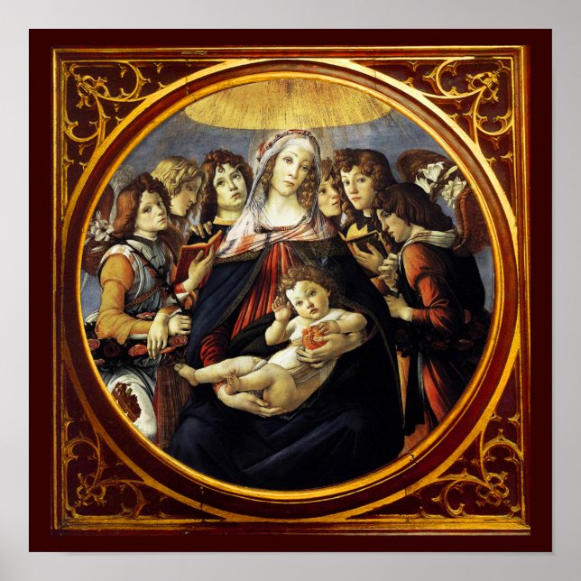 Póster Madonna del granado (Frente)