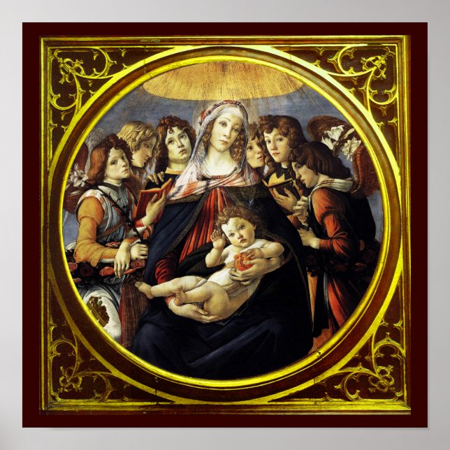 Póster Madonna del granado (Frente)