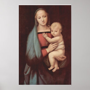 Póster Madonna Del Granduca por Rafael