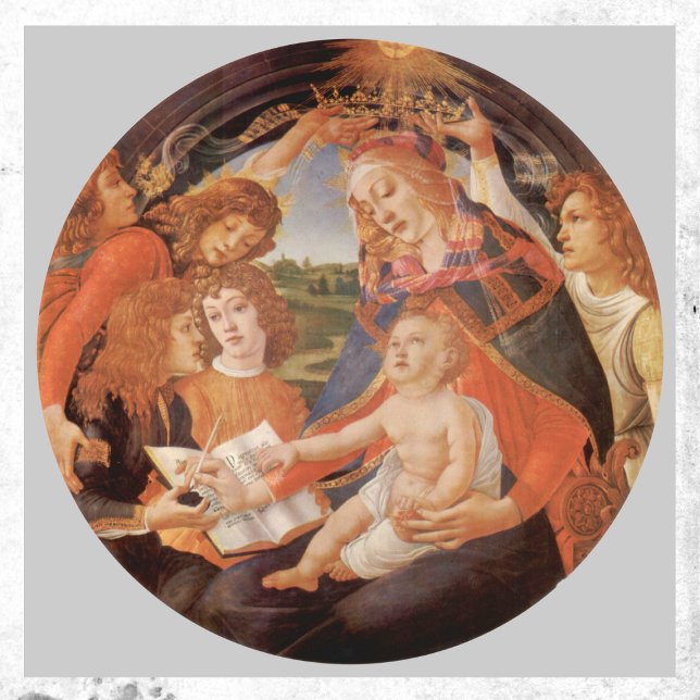 Póster Madonna del Magnífico por Sandro Botticelli (Subido por el creador)