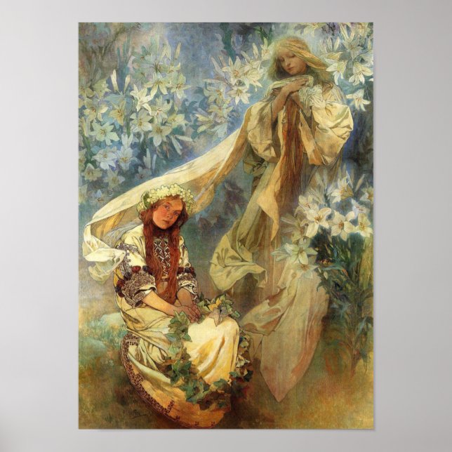 Póster Madonna del Poster Lilies (Frente)