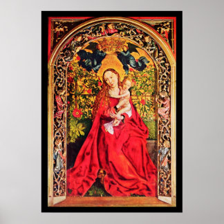 PÓSTER MADONNA DEL ROSA BOWER